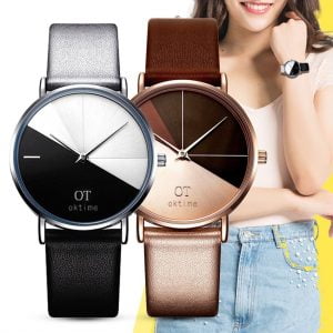 New Ladies Wrist Watch Creative Fashion High Quality Black Brown Watch Women's Student Watch Birthday Gifts часы женские