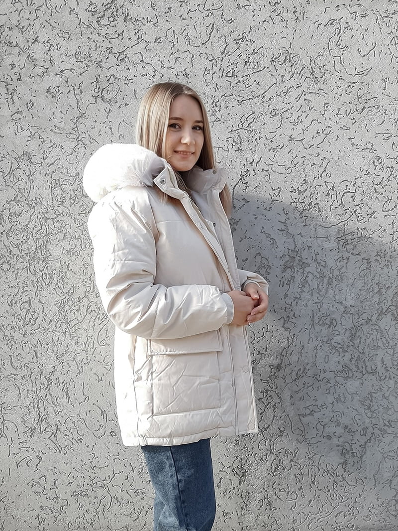 2021 Cotton Padded Fur Parka New Big Fur Collar Down Winter Jacket Women Thick Warm Parkas Female Outerwear - Image 6